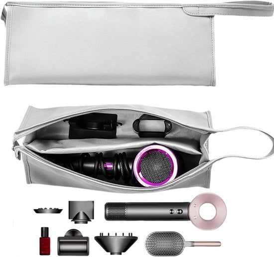Borsa per Asciugacapelli da Viaggio Portatile con Chiusura Ermetica e Resistente alle Sollecitazioni - per il Trasporto di Fohn e Curling