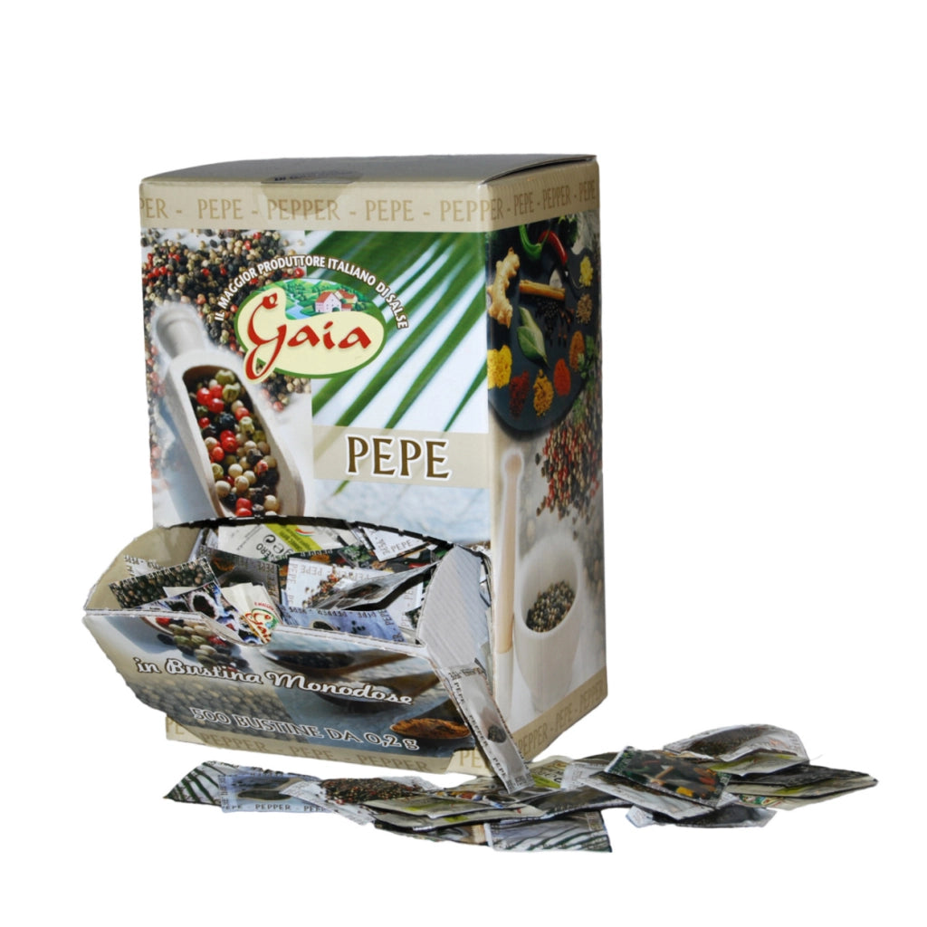 Gaia pepe nero tre confezione da 500 bustine 0,2 grammi ciascuna