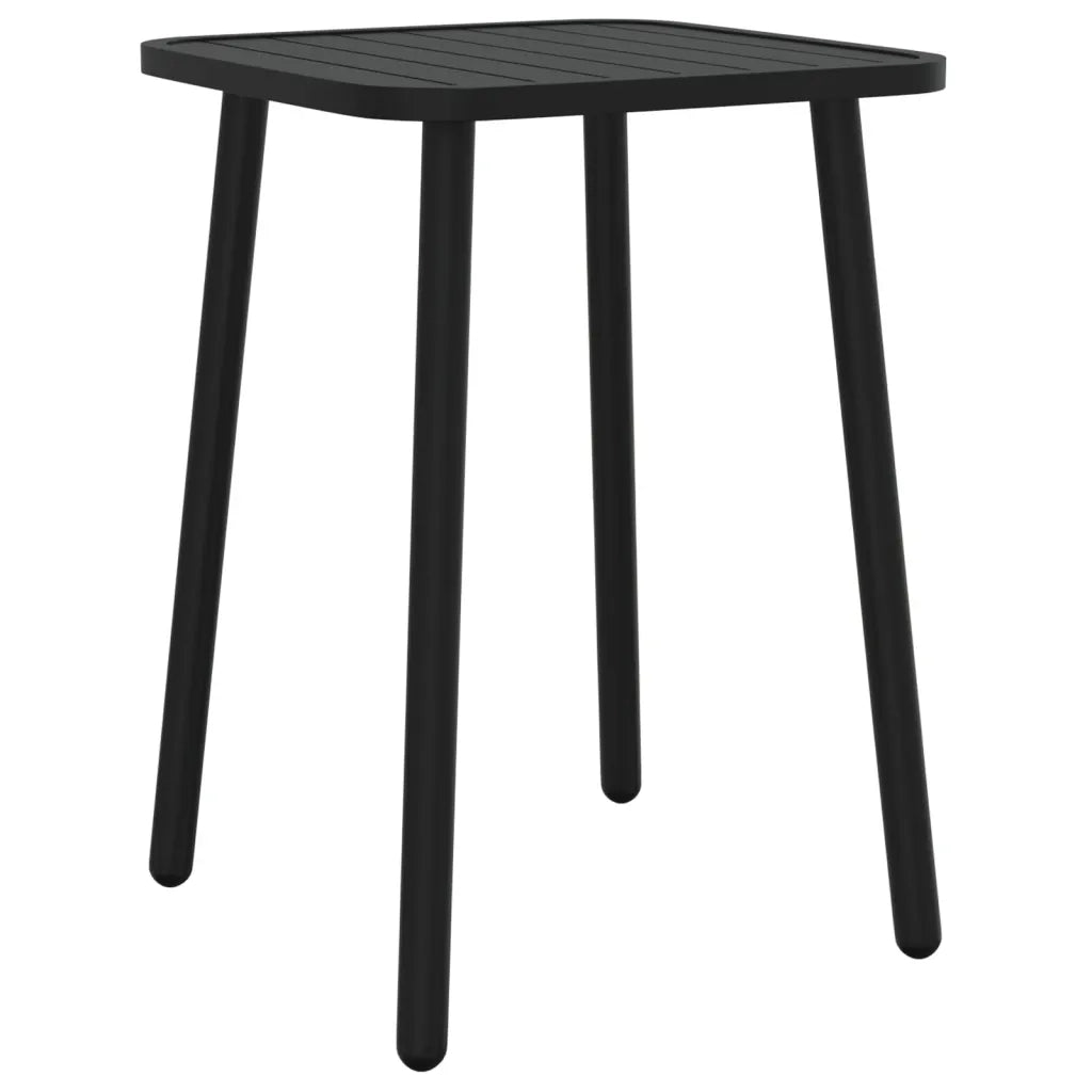 Tavolo da Giardino Antracite 50x50x71 cm Acciaiocod mxl 78443