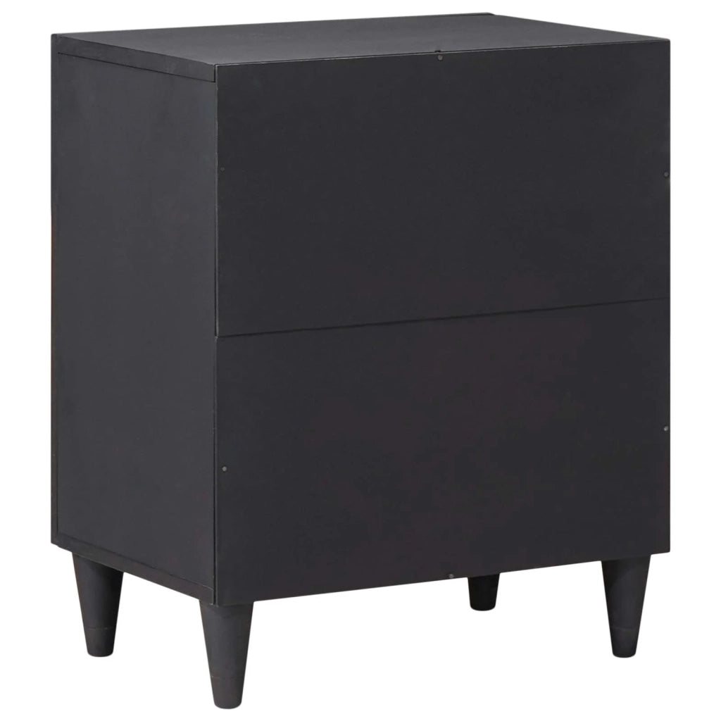 Comodino Multicolore 50 x 33 x 60 cm Legno di mango massello