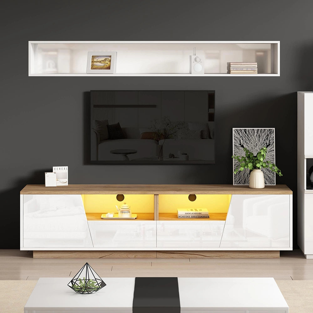 Mobile TV - Xylo - 180x40x46 cm 2 cassetti LED