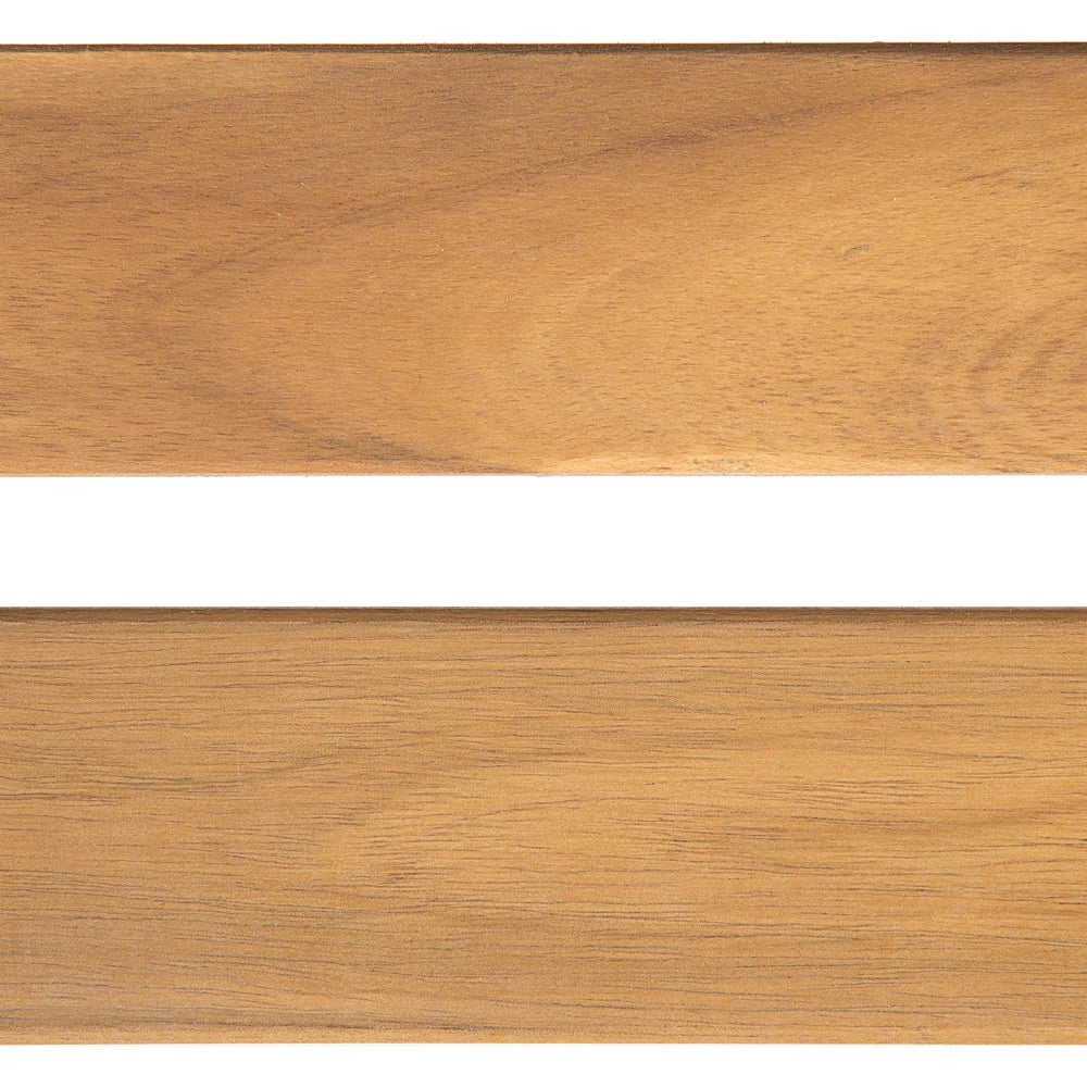 Panca da giardino leggera in legno di acacia 160 cm a doghe design esterno patio in stile rustico
