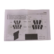 Terminali anteriori prolungati divaricati 3pcs T5 ABB