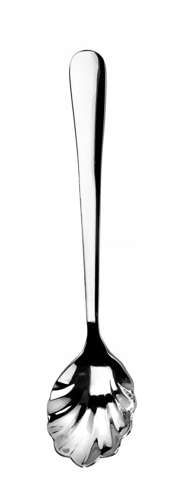 Cucchiaio da zucchero KADAX in acciaio inossidabile color argento, 14 cm, decorativo.