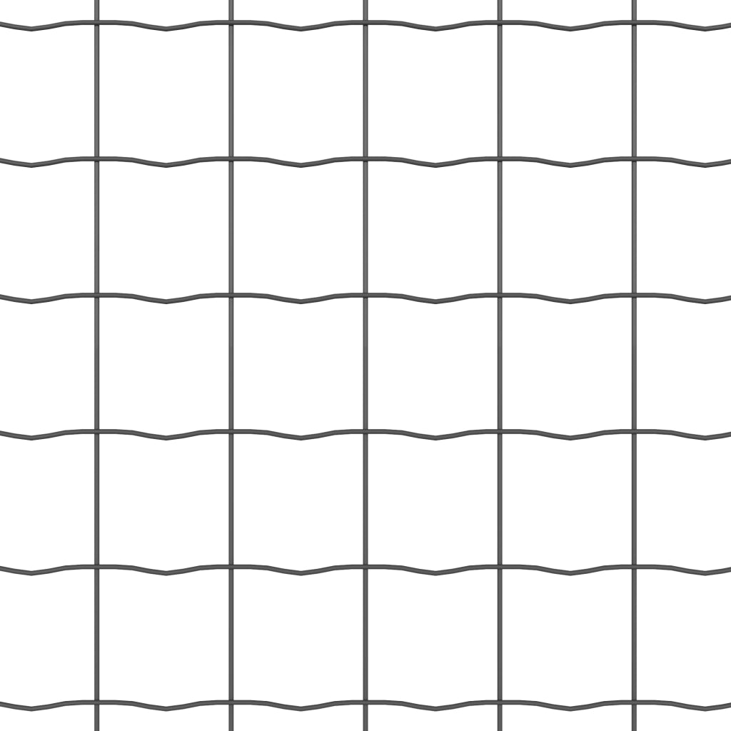 Recinzione Euro Grigio 1,2x10 m Acciaio