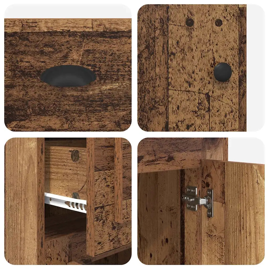Mobile laterale Legno vecchio 40 x 50 x 75 cm Legno multistrato 881447