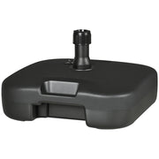 Portaombrellone con base riempibile ¨C zephmum ¨C nero 46x45x26 cm