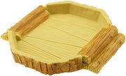 Acqua per Reptili - Tazza per Reptili 14,7x14x2cm - Mangiatoia per Reptili - Stabilità - Aspetto Unico - Adatto per Animali Domestici - Kit Acquario per Reptili