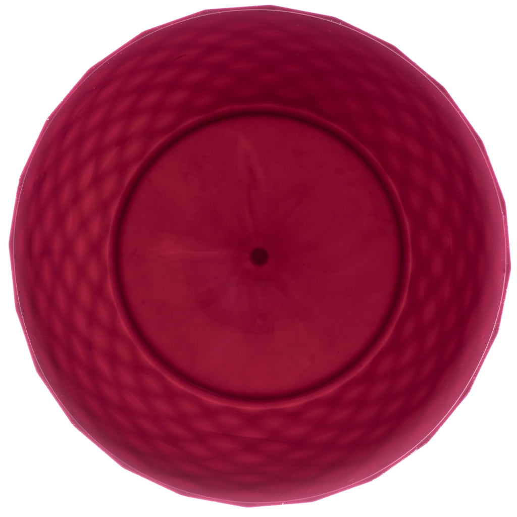 Vaso da fiori KADAX, fioriera, coperchio, 18 cm, supporto per fiori, plastica rosa, 3 pezzi.