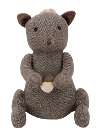 Ferma Porte Scoiattolo 19x20x23 cm in Cotone