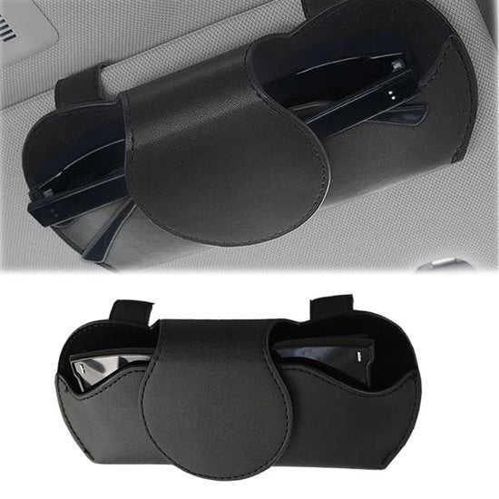 Organizzatore per Occhiali da Sole per Auto - Supporto per Occhiali da Sole - Orefice Magnetico - Nero - Accessori per Auto - Adatto a Tutti i Veicoli