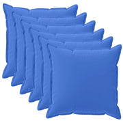 Federa 6 pcs HOUTEN Blu Reale 45 x 45 cm Poliestere 918743