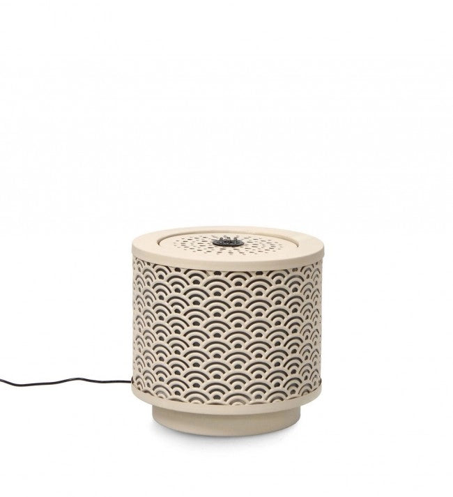 Fontana da Giardino Beige Stile Moderno con Led - BLOSSOM