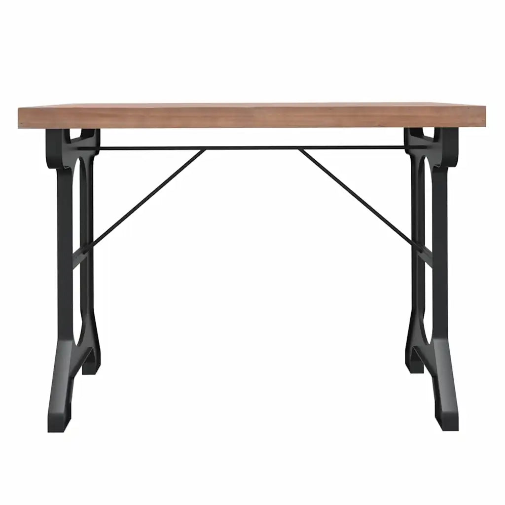 Tavolo da Pranzo | Tavolo da cucina 110x65x82cm in Legno Massello di Abete e Ferro