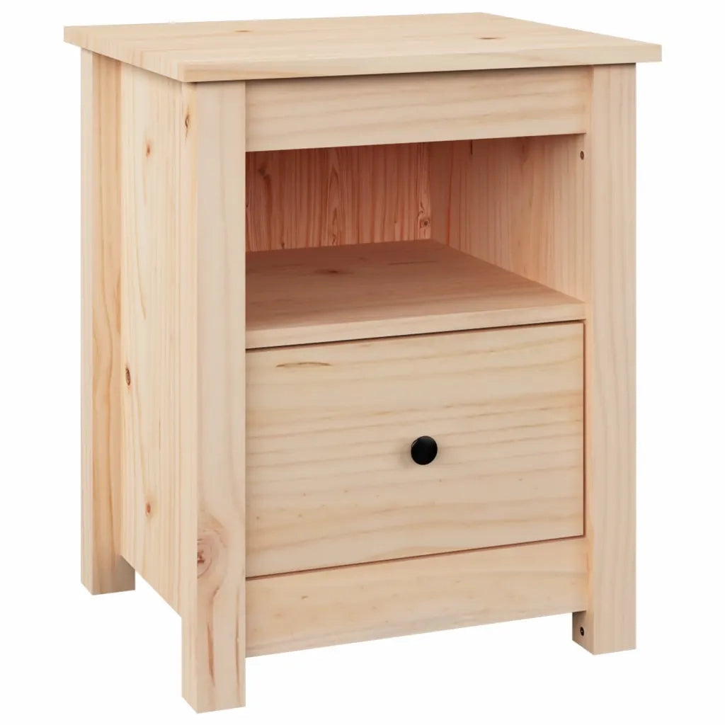 Comodini 2 pz 40x35x49 cm in Legno Massello di Pino 813710
