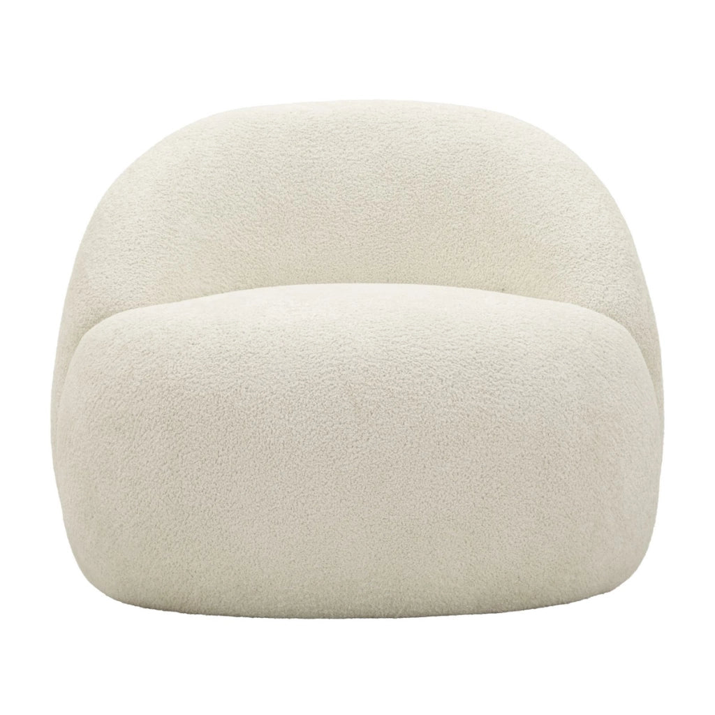 Poltrona VKH1062, Bianco, Spugna, 81x78x64 cm