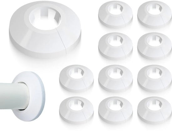 Verdunatori di calore 10 pezzi - Coperture in plastica - Coperture per tubi di radiatore - Efficienza e ordine - Alta qualità - Coperture per radiatori