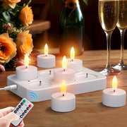 Pacco di 6 lampioni LED con timer, candele ricaricabili, lampioni LED, candele senza fiamma, luce a candela intermittente, lampada notturna, lampioni elettrici, lanterna di compleanno per bambini, lampada da tavolo, energia classificata D