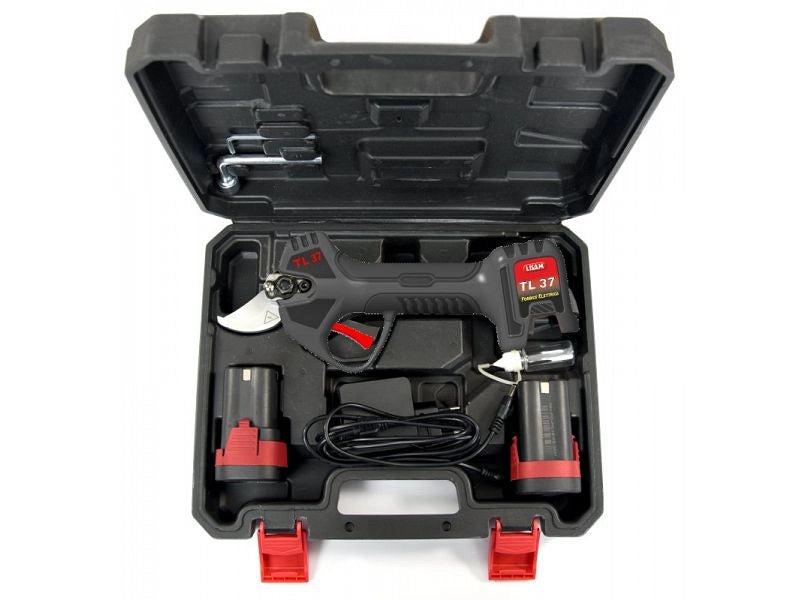 Forbice da potatura a batteria Lisam TL 37 con motore elettrico taglio da 37 mm