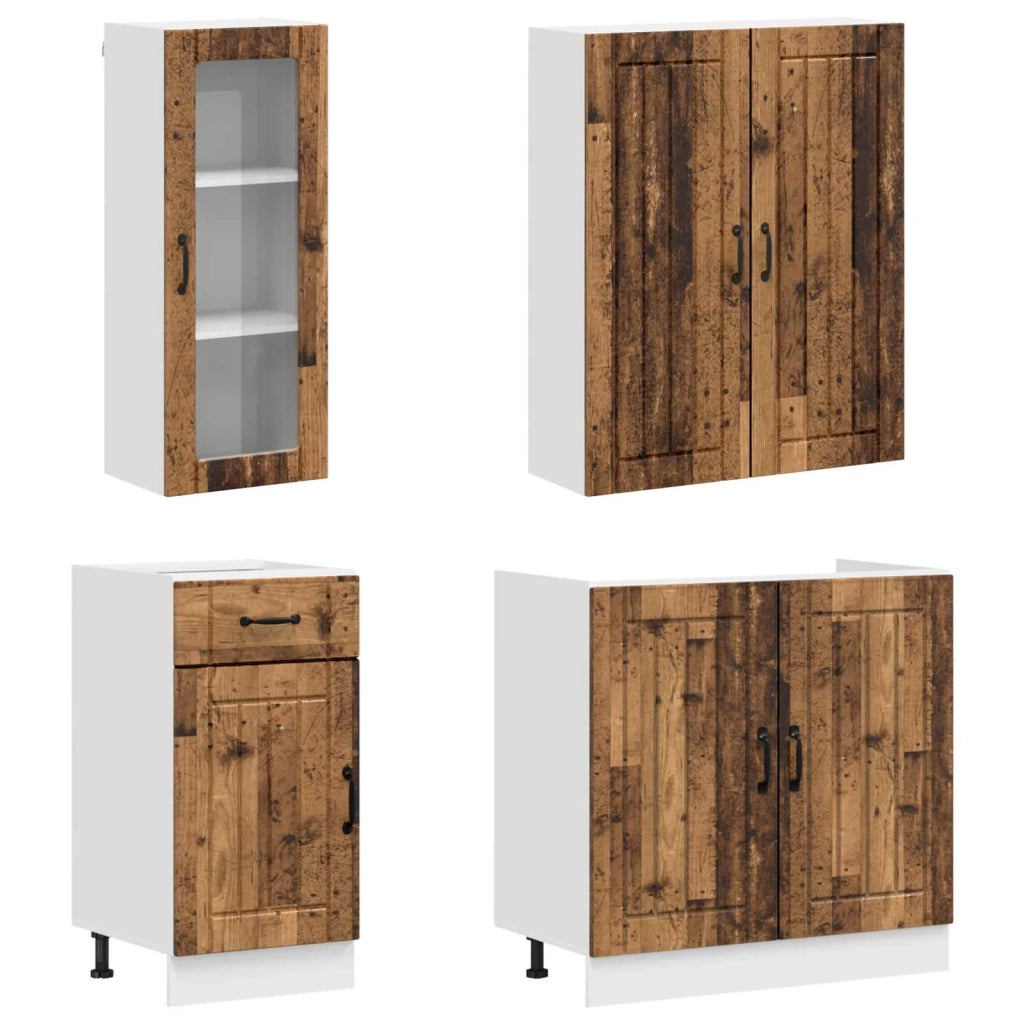 Unità Cucina LUCCA 8 pcs Legno antico Legno ingegnerizzato 3438409