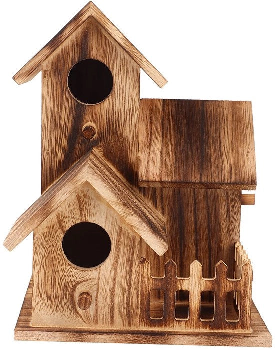 Casa per Uccelli in Plastica - Nuovo - Dimensioni 20,5x15,5x15,5cm - Casa per Uccelli in Plastica Esterno - Materiale Plastica - Casa per Uccelli