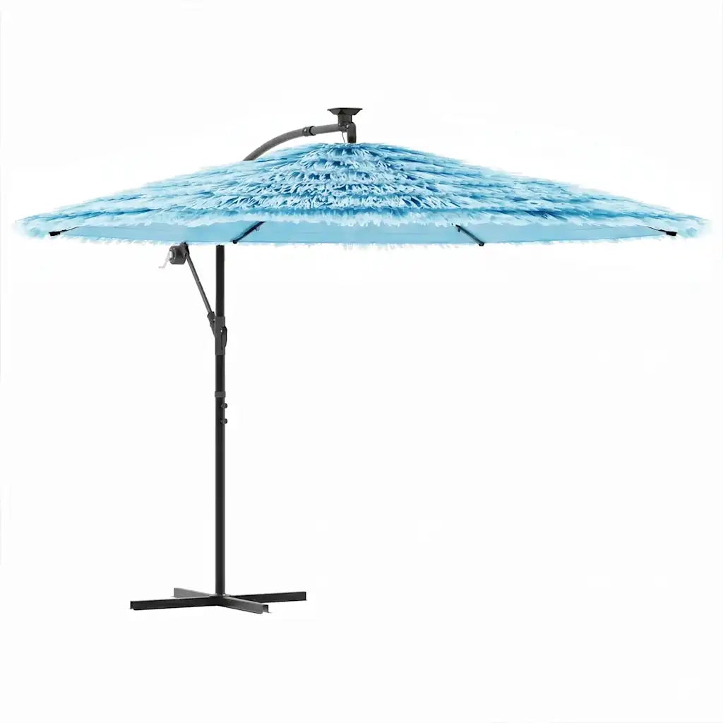 Ombrello | Parasolne Giardino con Palo in Acciaio Blu 269x269x235 cm