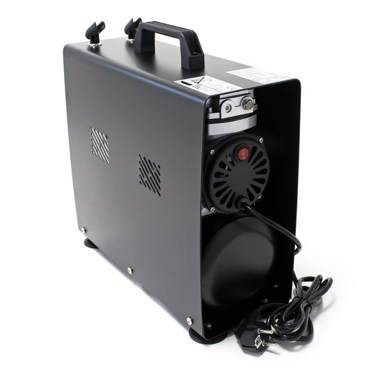 Compressore per aerografo AS196A con serbatoio aria 2 cilindri 6 bar Interruttore a 2 fasi