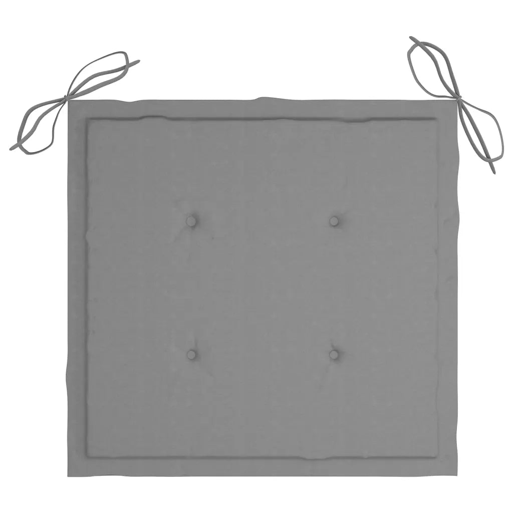Sedie da Giardino con Cuscini 8 pz in Legno Massello di Acacia 3078167