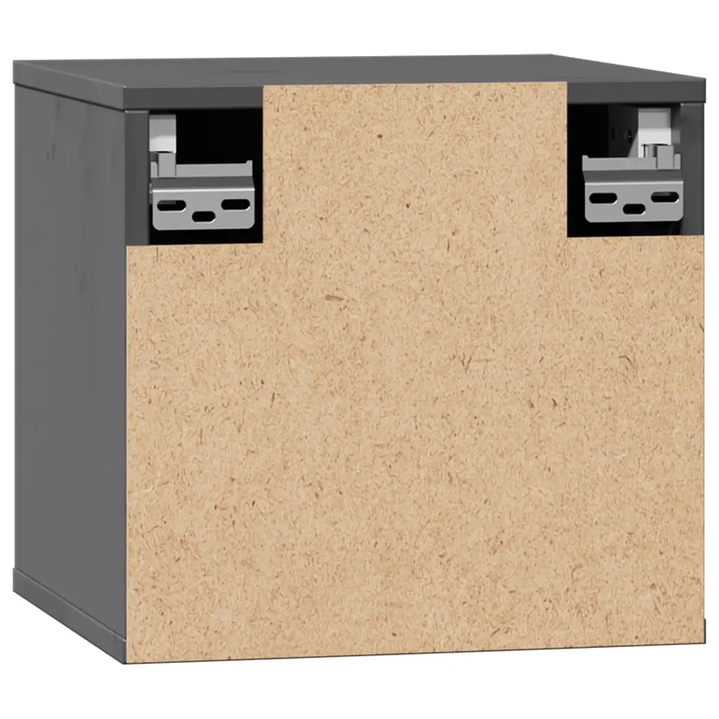 Pensile Grigio 31,5x30x30 cm in Legno Massello di Pino cod mxl 32852