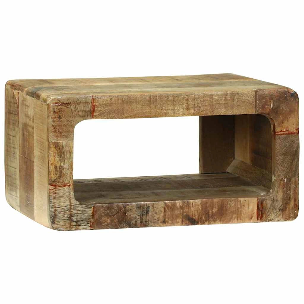 Set di 3 mobili TV modulari 100 x 30 x 32 cm con contenitore e ripiano stile contemporaneo realizzati in legno massello di mango marrone 02_0058074