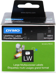 DYMO LW etichette multiuso originali / 54 mm x 70 mm / 12 rotoli da 220 etichette facilmente staccabili / autoadesive / per etichettatrici LabelWriter