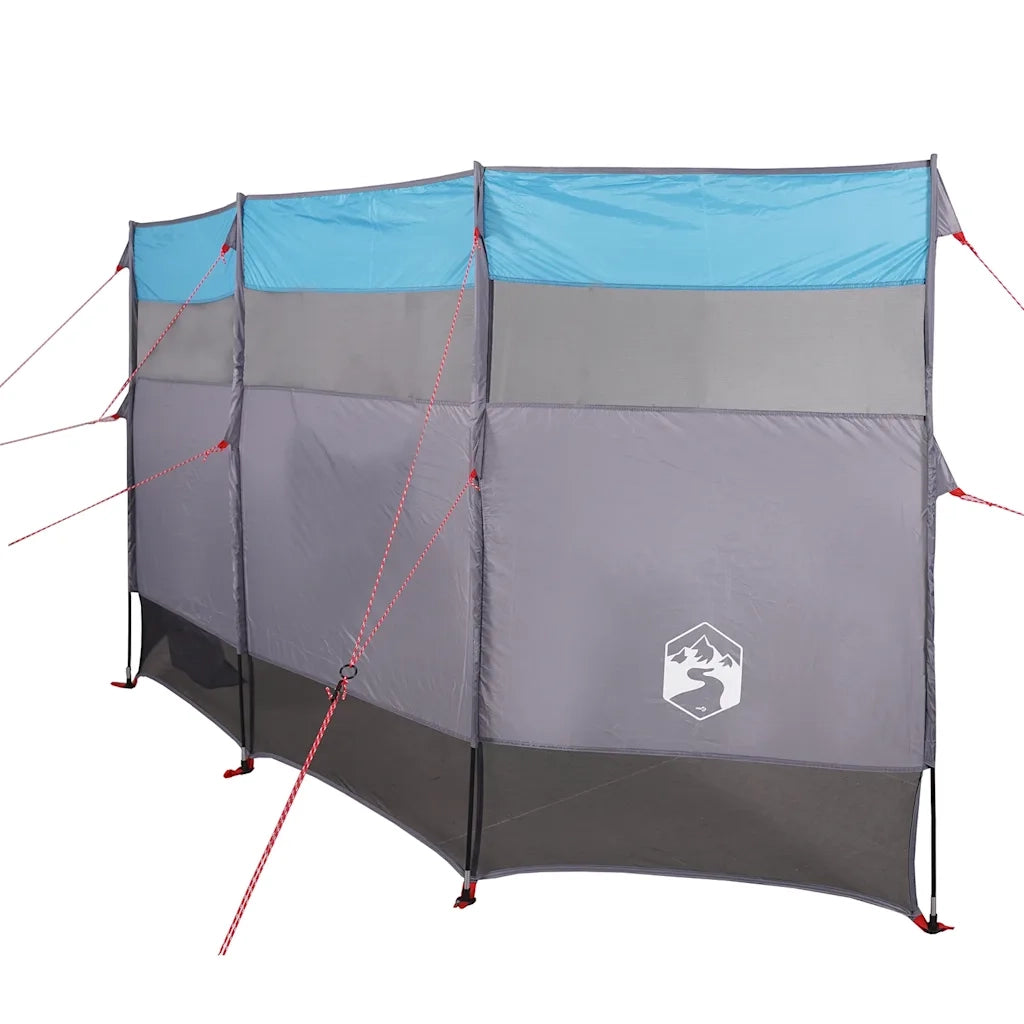Frangivento da Campeggio Blu 366x152x152 cm Impermeabile 94741