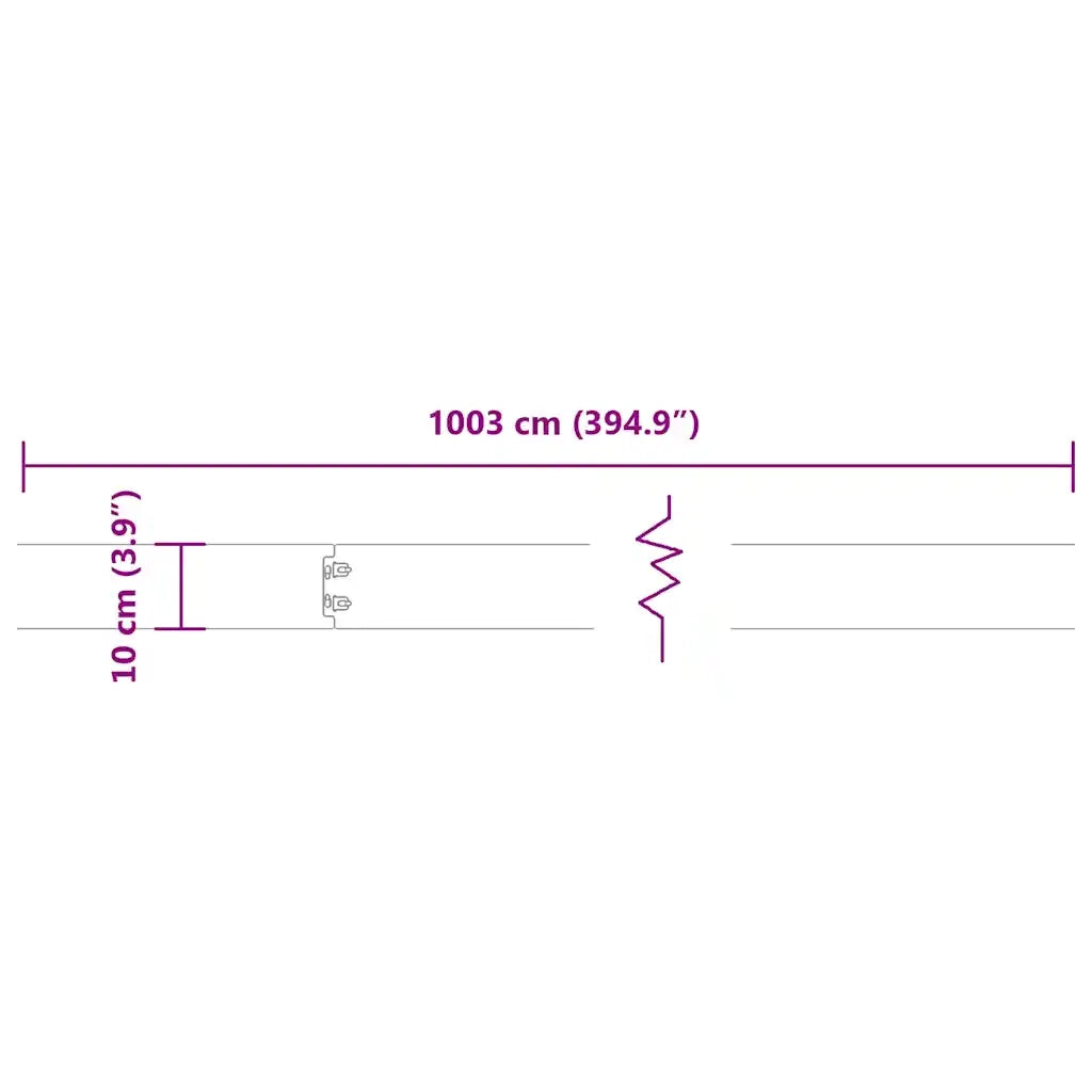 Bordure per Prato 10 pz Bianchi Acciaio Laminato a Freddo CFW1773470