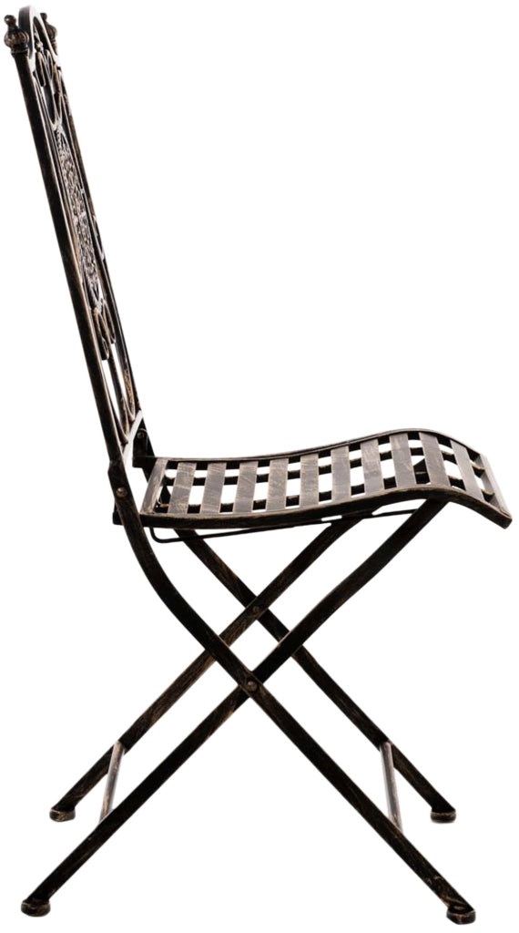 Sedia in Ferro da Giardino Sibell bronzo