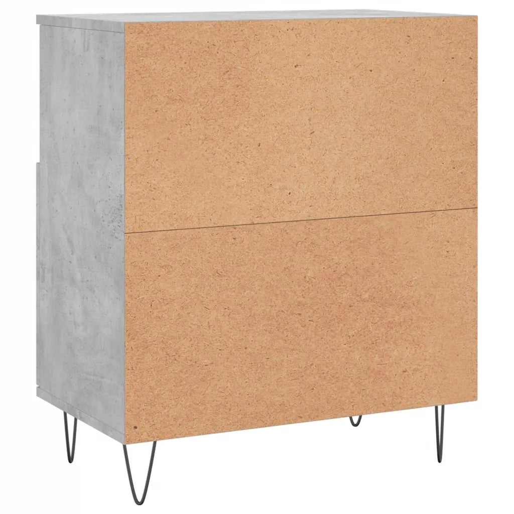 Credenza | Madia | Buffet da pranzo | Armadio da pranzo Grigio Cemento 60x35x70 cm in Legno Multistrato