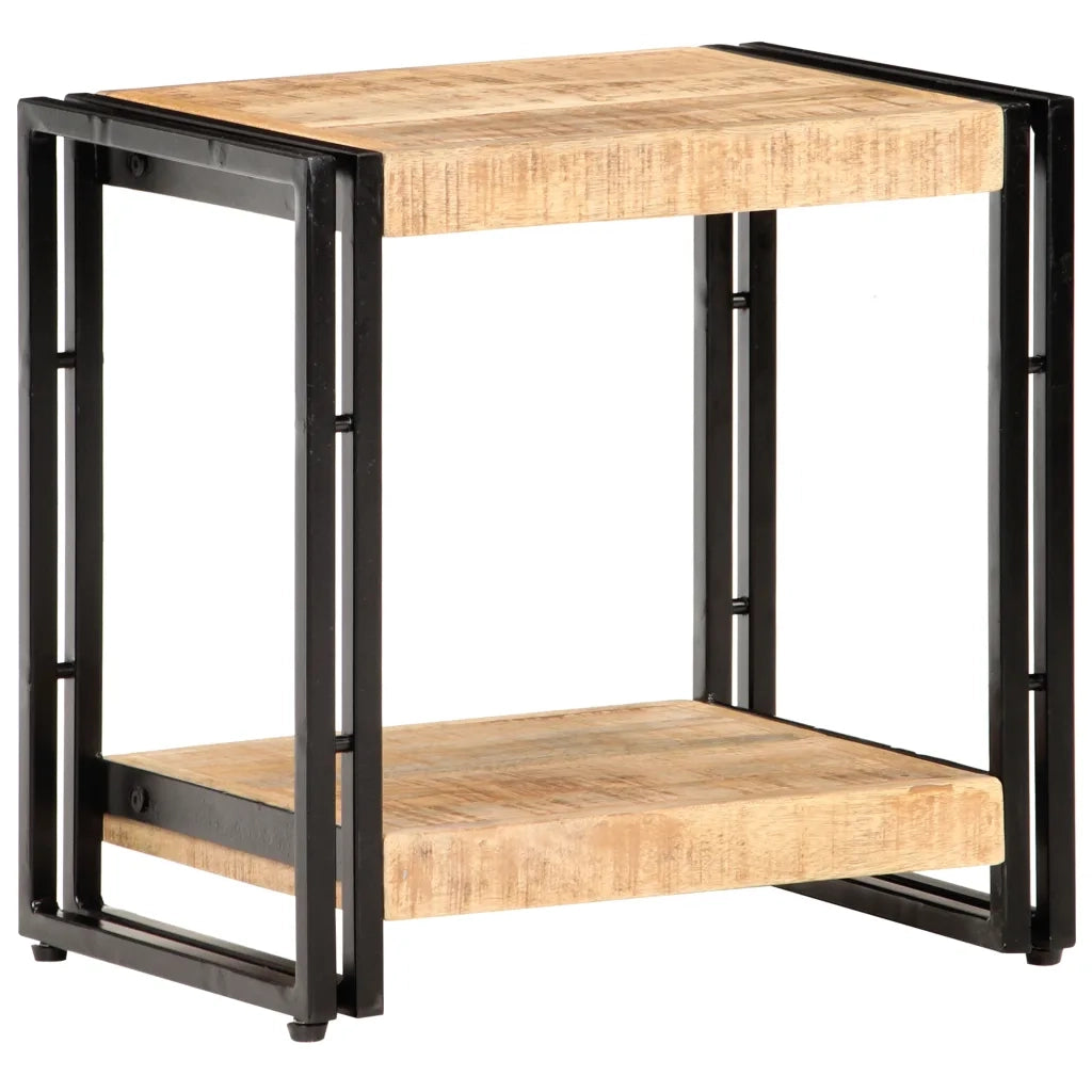 Tavolino | Tavolo laterale 40x30x50 cm in Legno Massello di Mango Grezzo