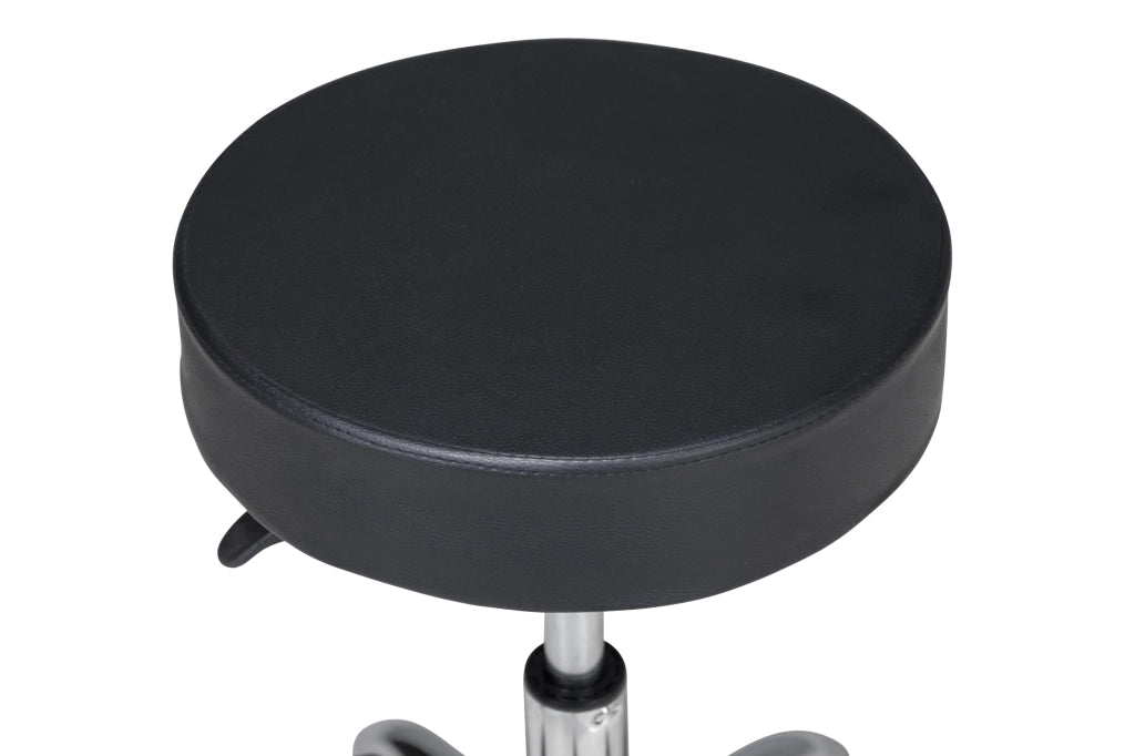 Sgabello professionale estetista in ecopelle, sgabello da ufficio mod. Alvin SG10EAL