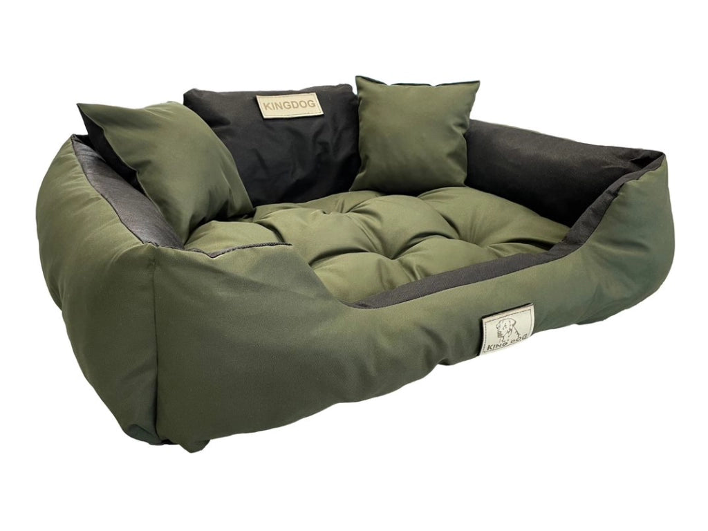 AIO FACTORY 75x65 cm KINGDOG Cuccia per cani impermeabile personalizzabile Verde
