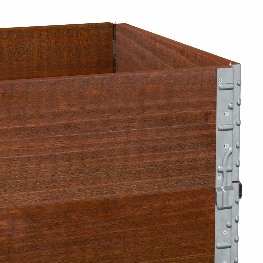 Fioriera da Giardino Marrone 100x50 cm Legno Massello di Pino 3295430