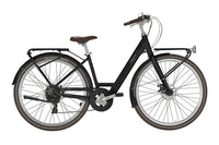 Bicicletta a Pedalata Assistita da Donna 28" Autonomia fino a 50km Batteria 10,2 Ah Aris Nero