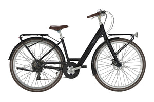 Bicicletta a Pedalata Assistita da Donna 28" Autonomia fino a 50km Batteria 10,2 Ah Aris Nero