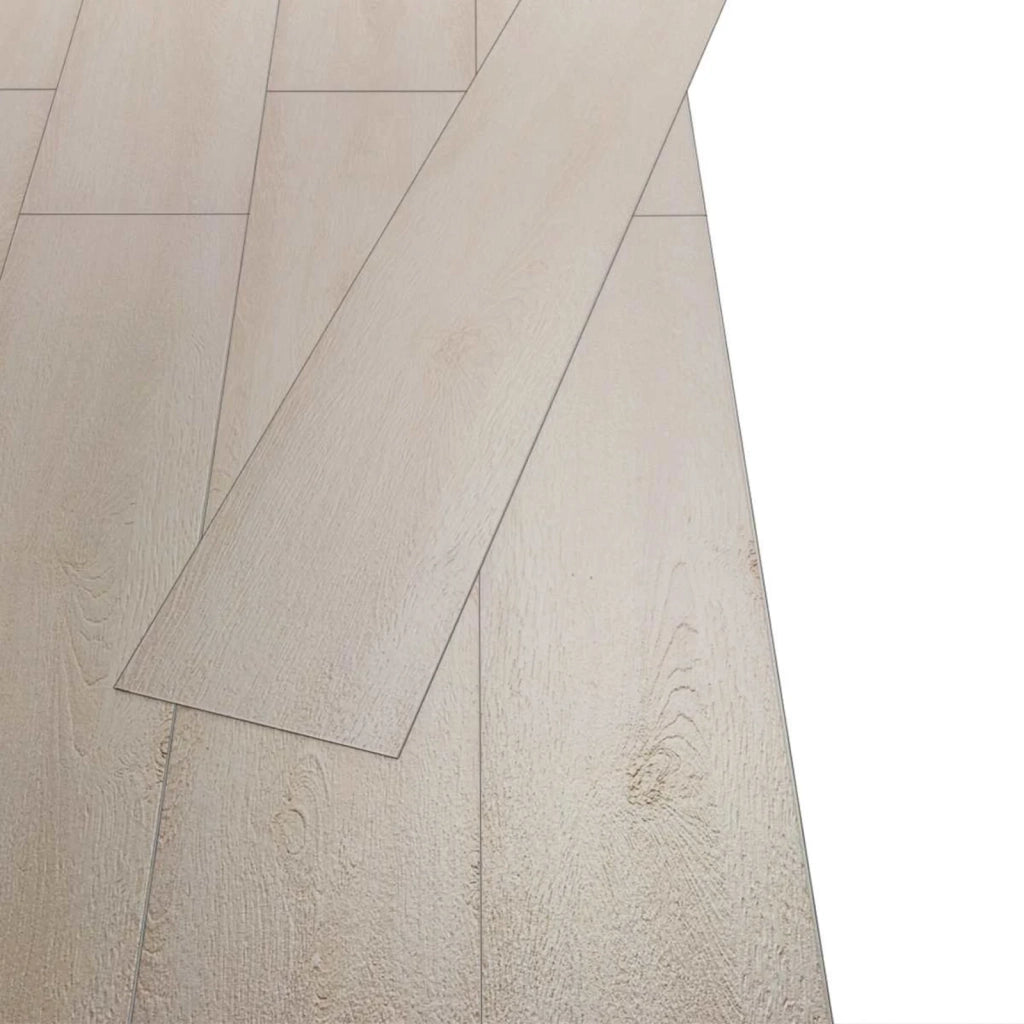 Tavole per Pavimenti 18 pz Bianco 5,26 m2 PVC CFW1690853