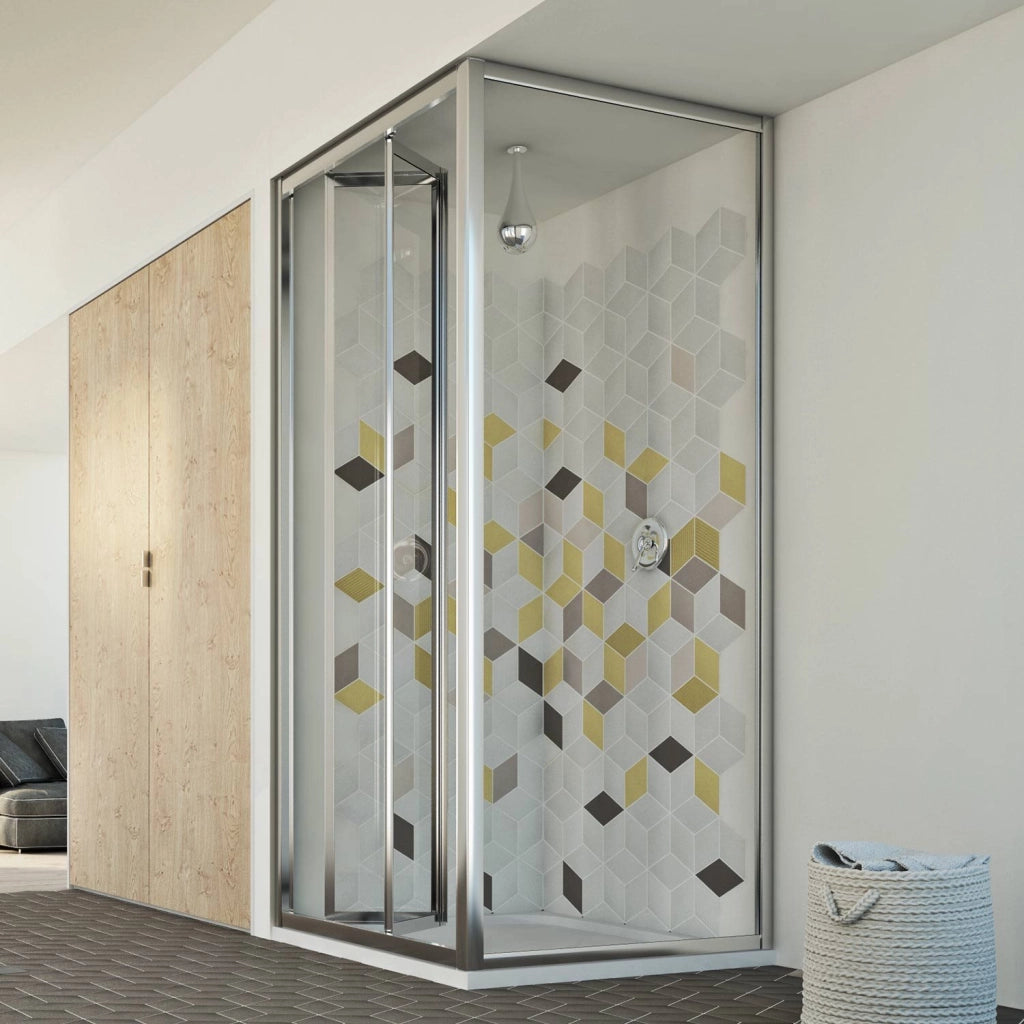 Box Doccia 75x75 AP. 75 CM H198 trasparente mod. Urban Duo P