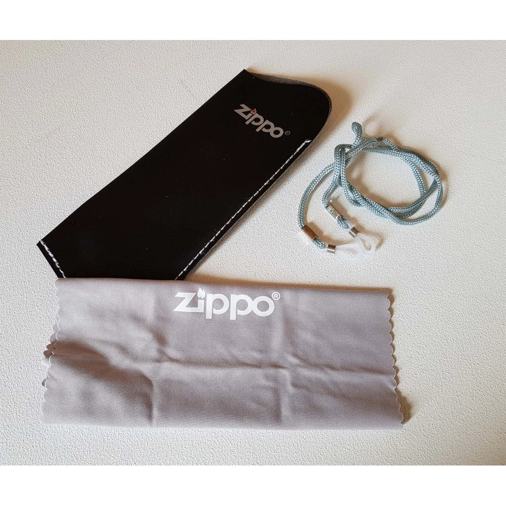 Zippo occhiali +2.50 da lettura con astuccio, colore  blu