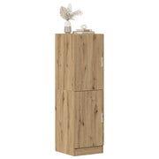 Armadietto Cucina-Mobiletto da Cucina Rovere Artigianale 38x41,5x131,5 cm in Legno