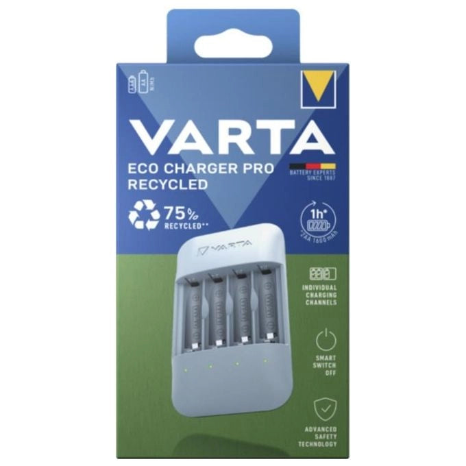 Varta Eco Charger Pro carica batterie Batteria per uso domestico USB