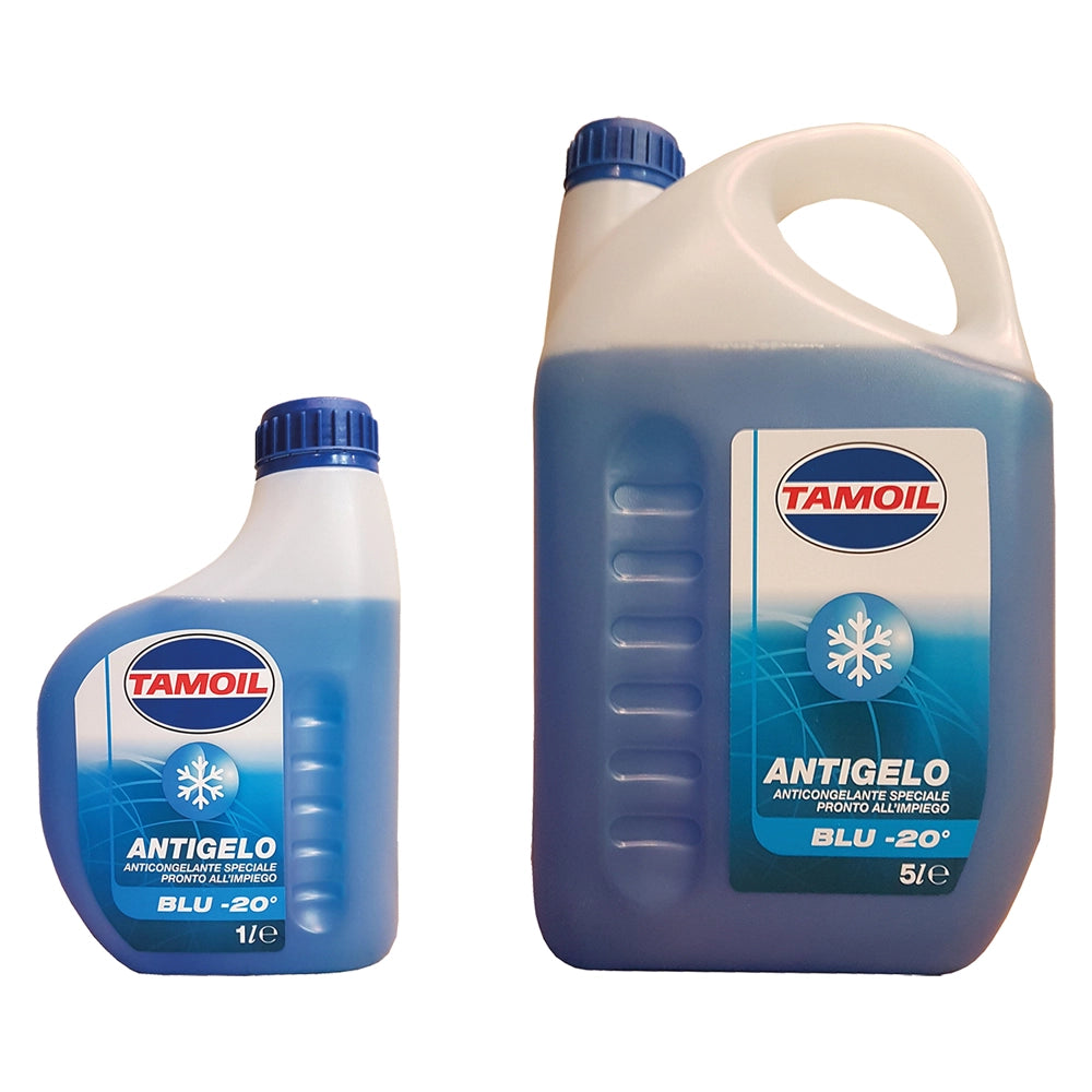 LIQUIDO ANTIGELO -20  ° 'TAMOIL' lt. 1 - blu- 12 pezzi  - TAMOIL
