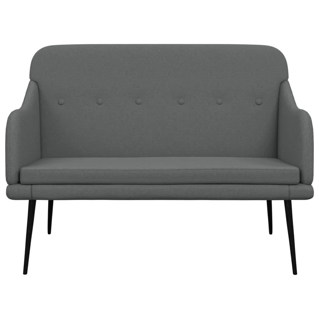 Panca Grigio Scuro 110x76x80 cm in Tessuto CFW8097392