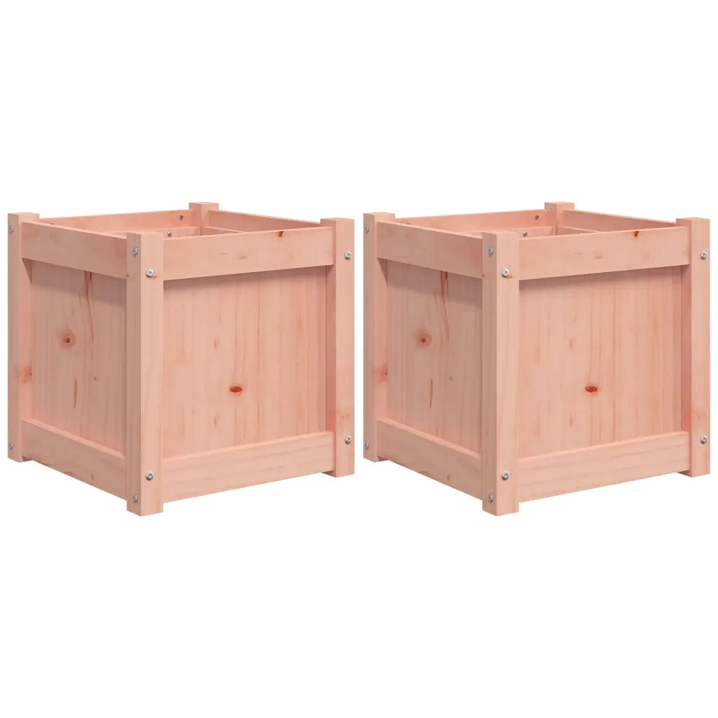 Fioriere da Giardino 2 pz in Legno Massello di Douglas 837411
