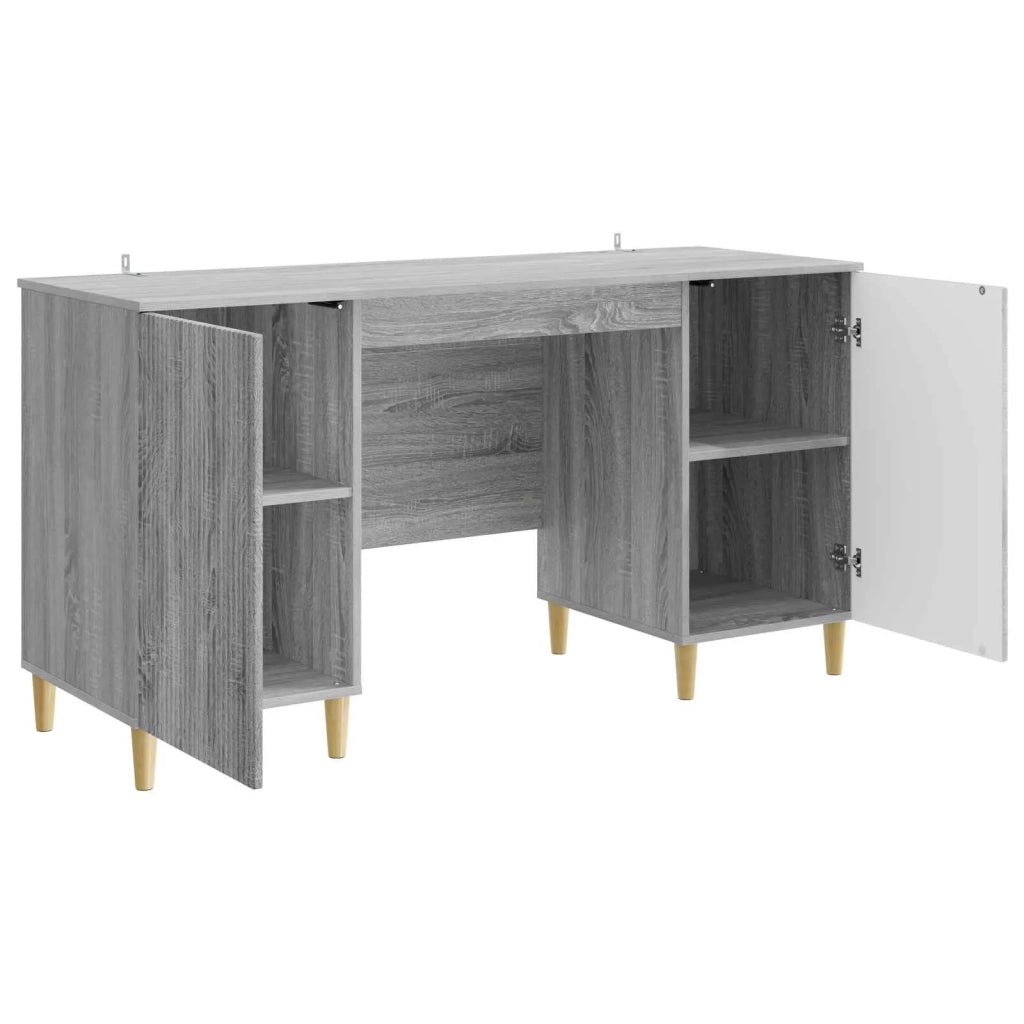 Scrivania Grigio Sonoma 142,5 x 50 x 75 cm Legno ingegnerizzato 3414600